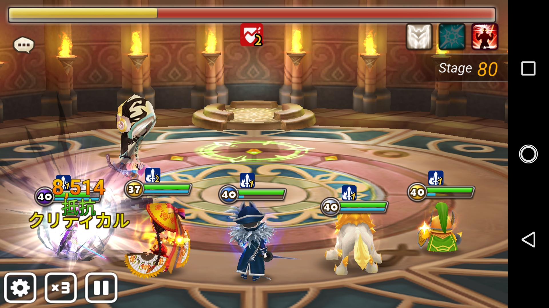 試練のタワー　８０階