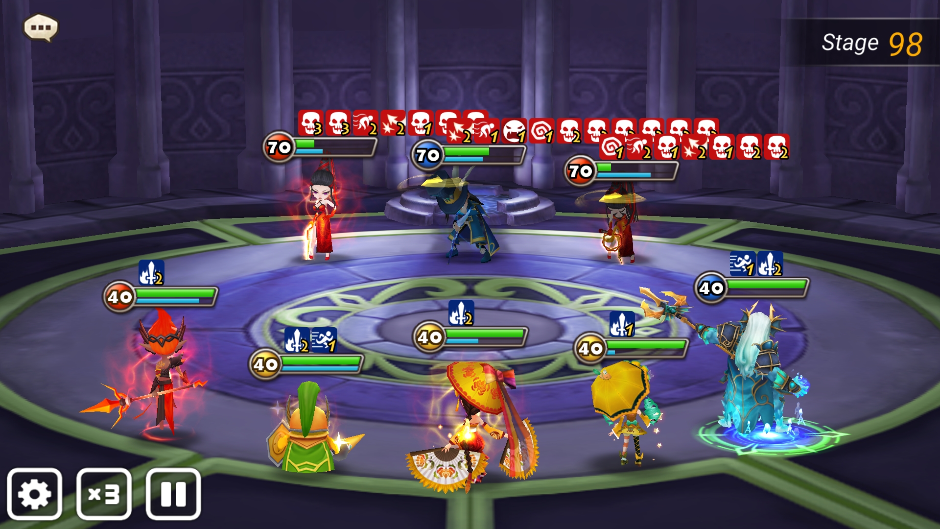 試練の塔　ファー　水ファントム