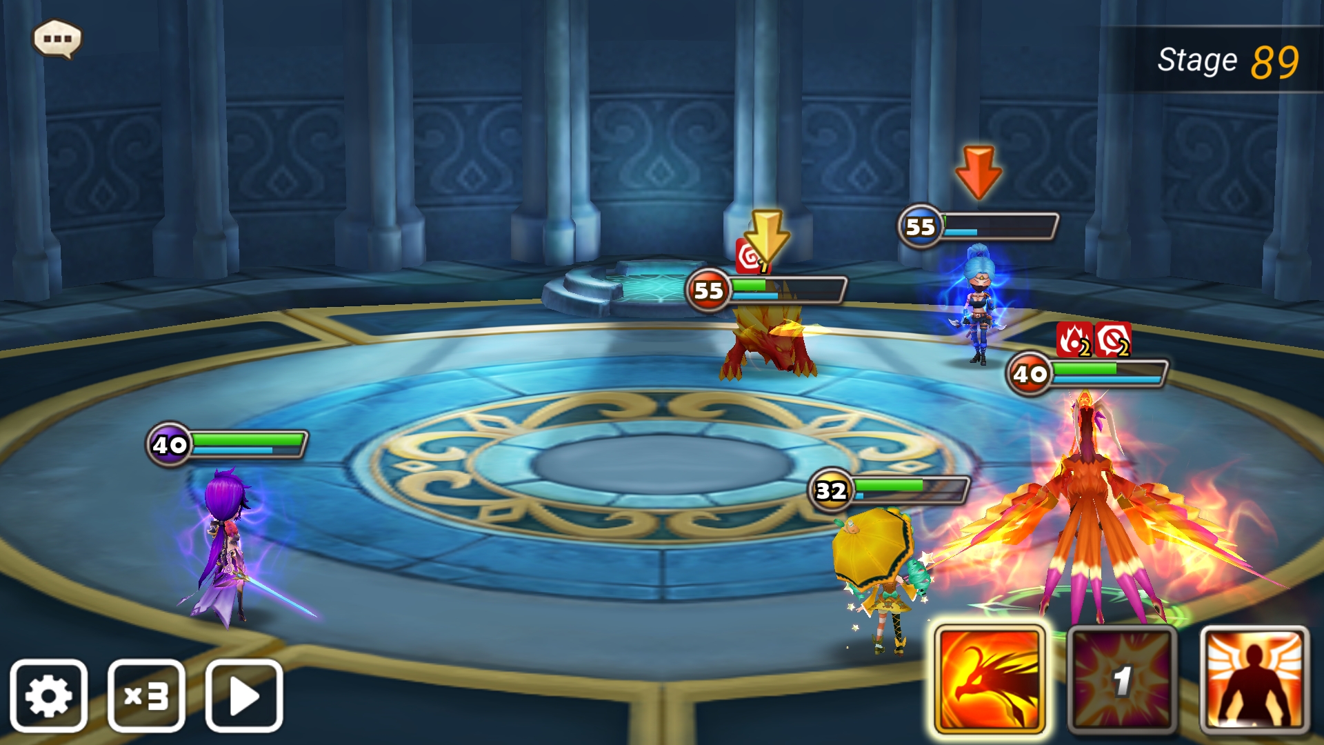 塔　タワー　火イヌガミ　水忍者