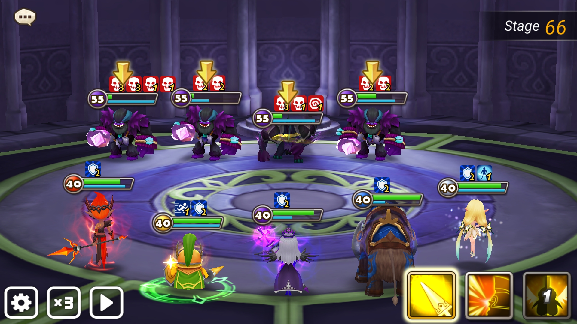 闇オオカミ　闇イエティ