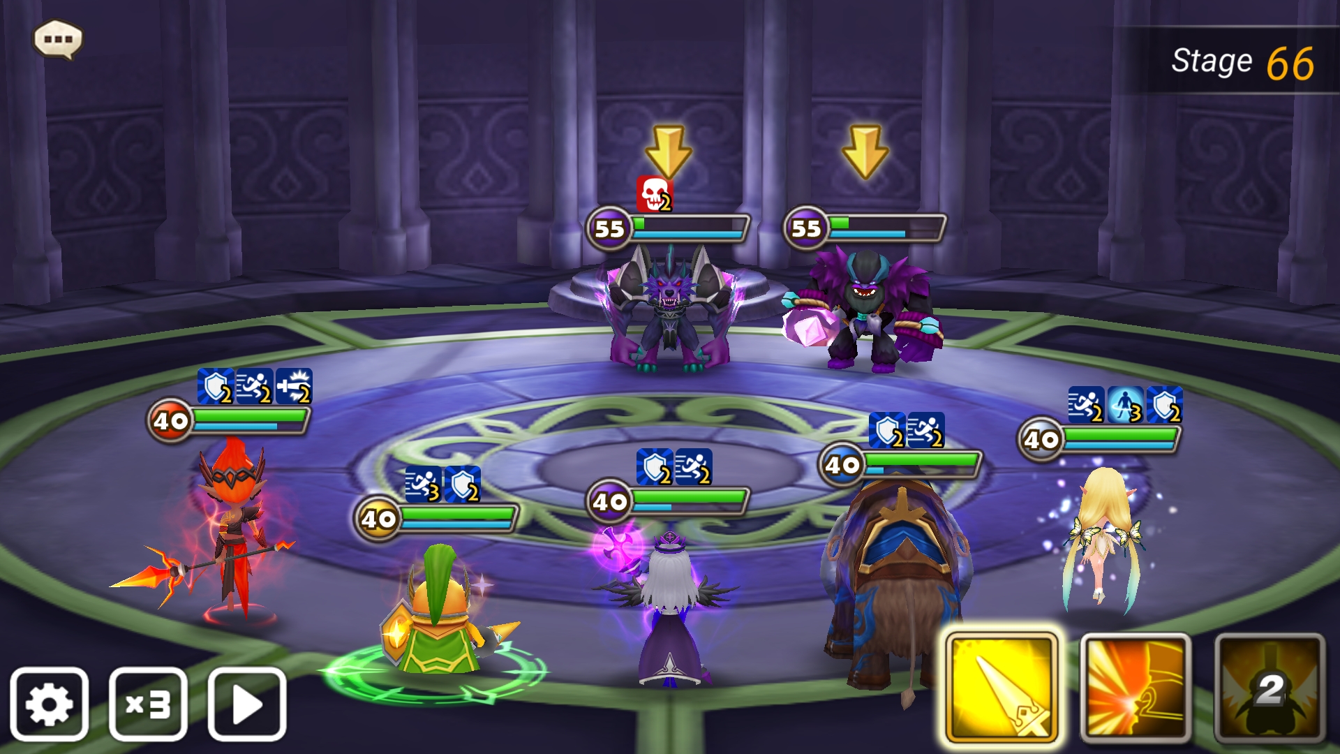 闇オオカミ　闇イエティ