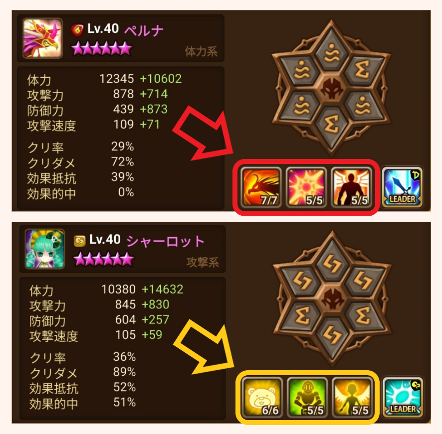 サマナーズウォー　スキルマ