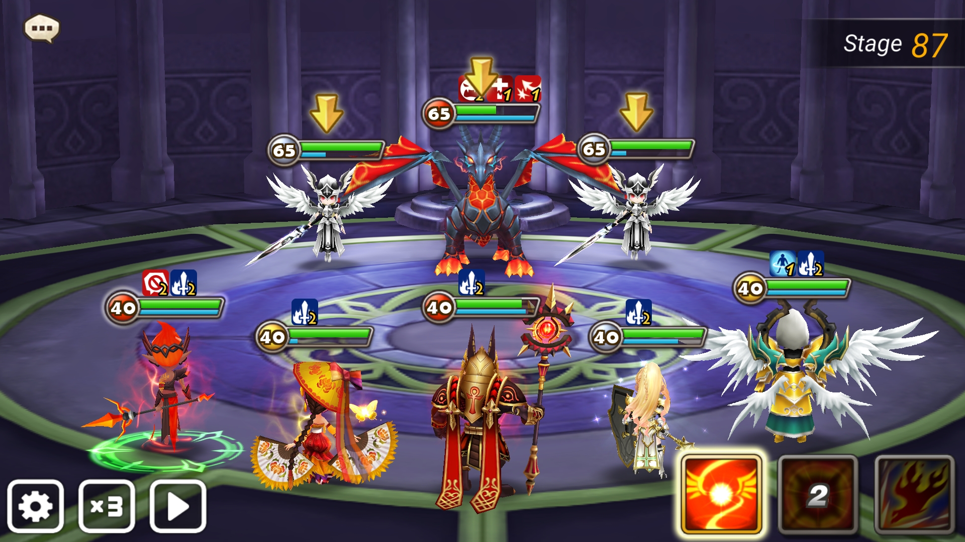 ハード８７階　アクロマ階　ザイロス階