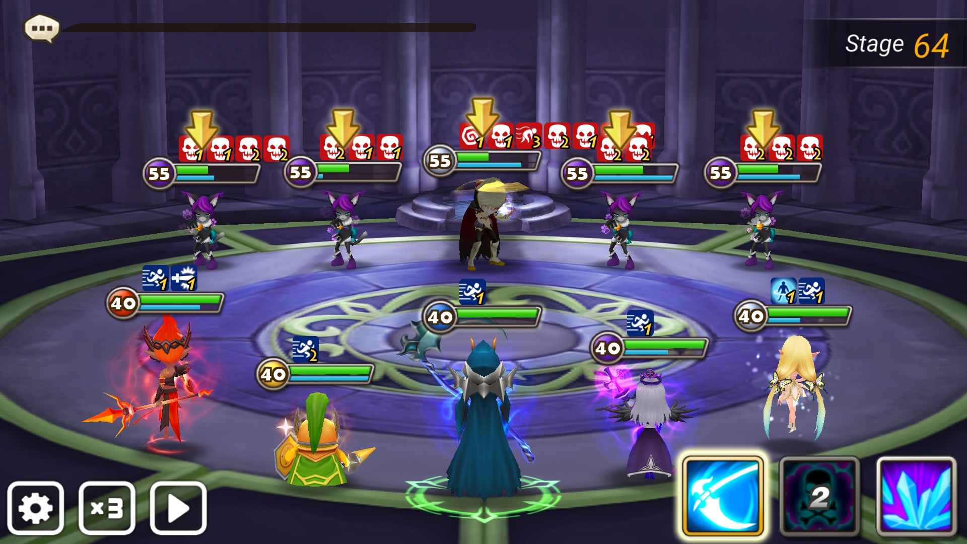 ６４階　試練のタワー６０階　ハード　６４階