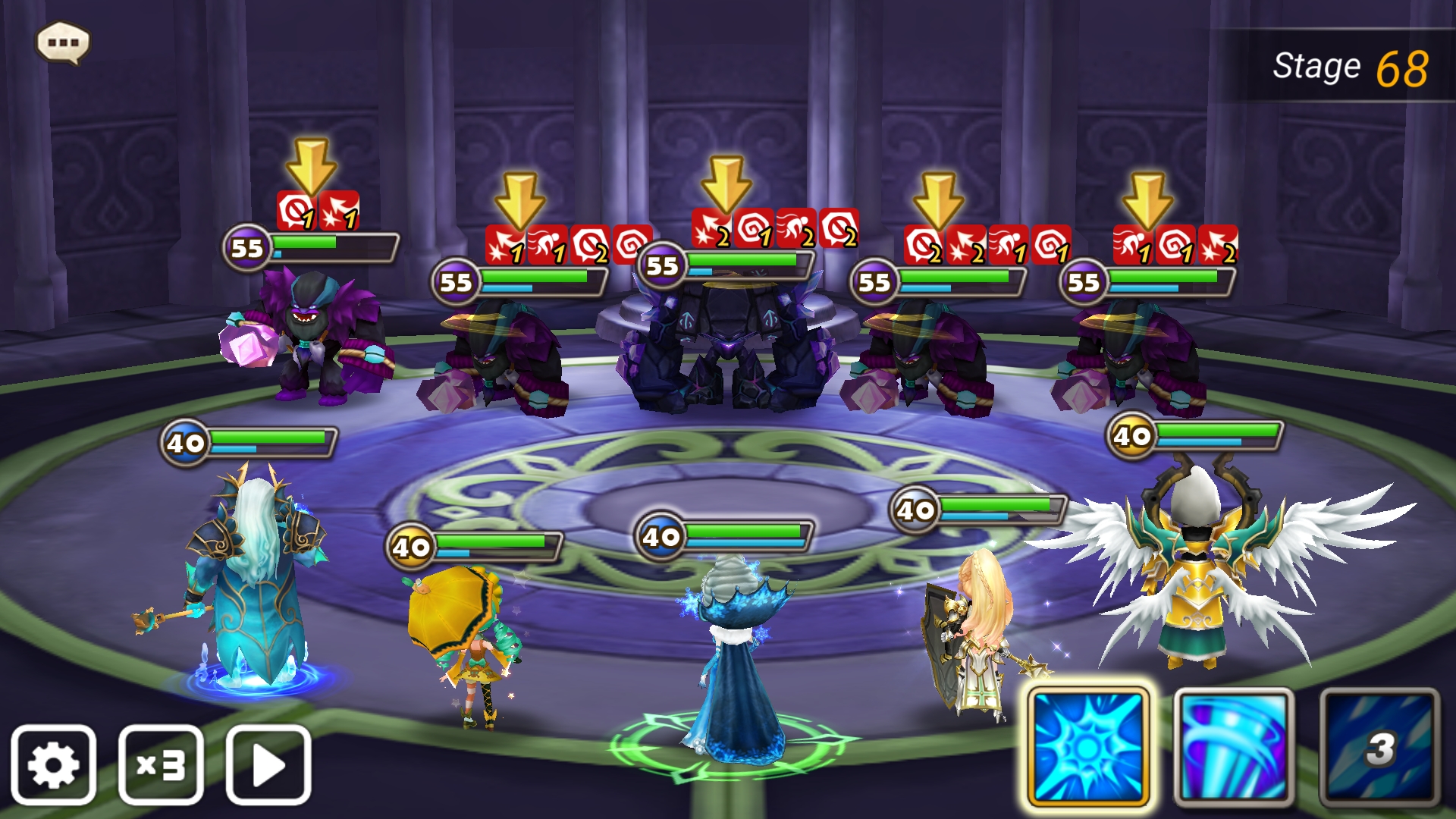 試練のタワー　６８階