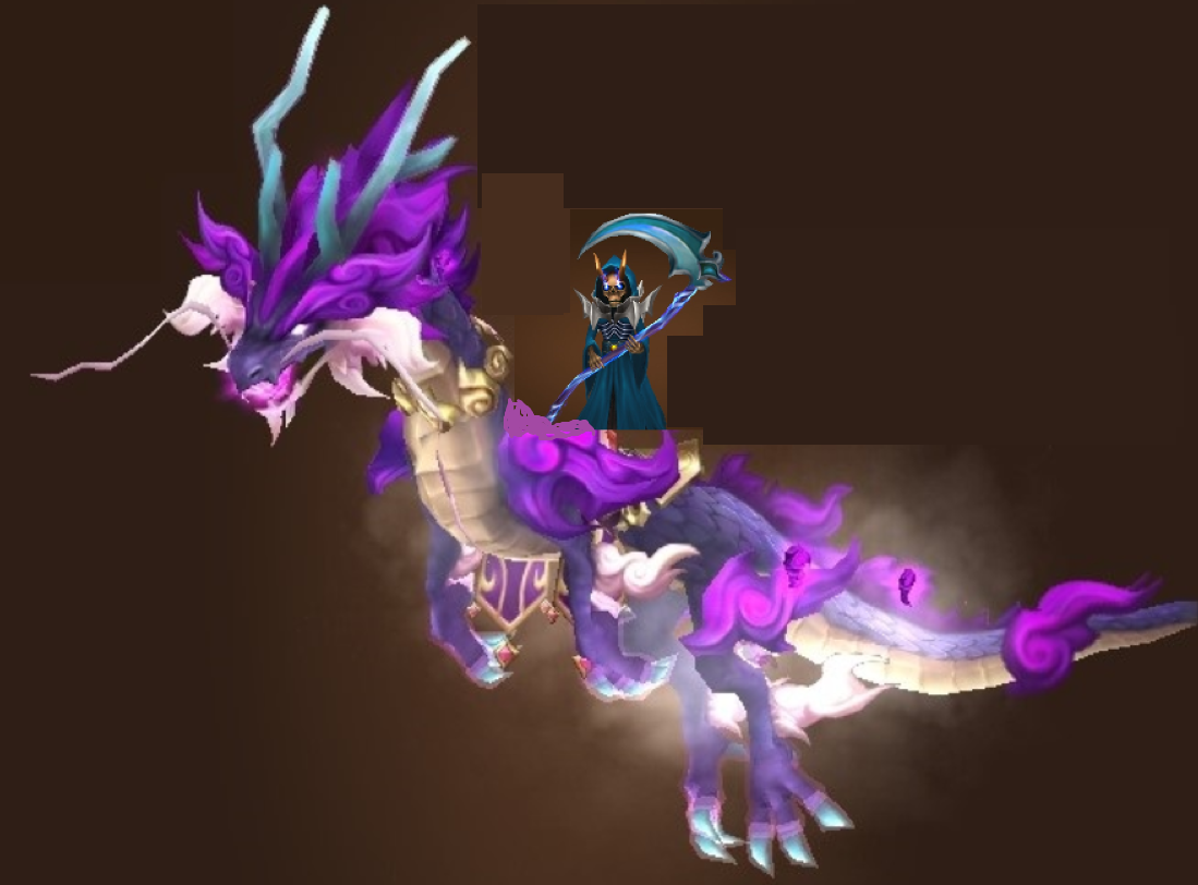 ヘモス　神龍に乗る