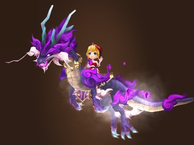 伝説の紫色の神龍　全ての召喚士様にプレゼント