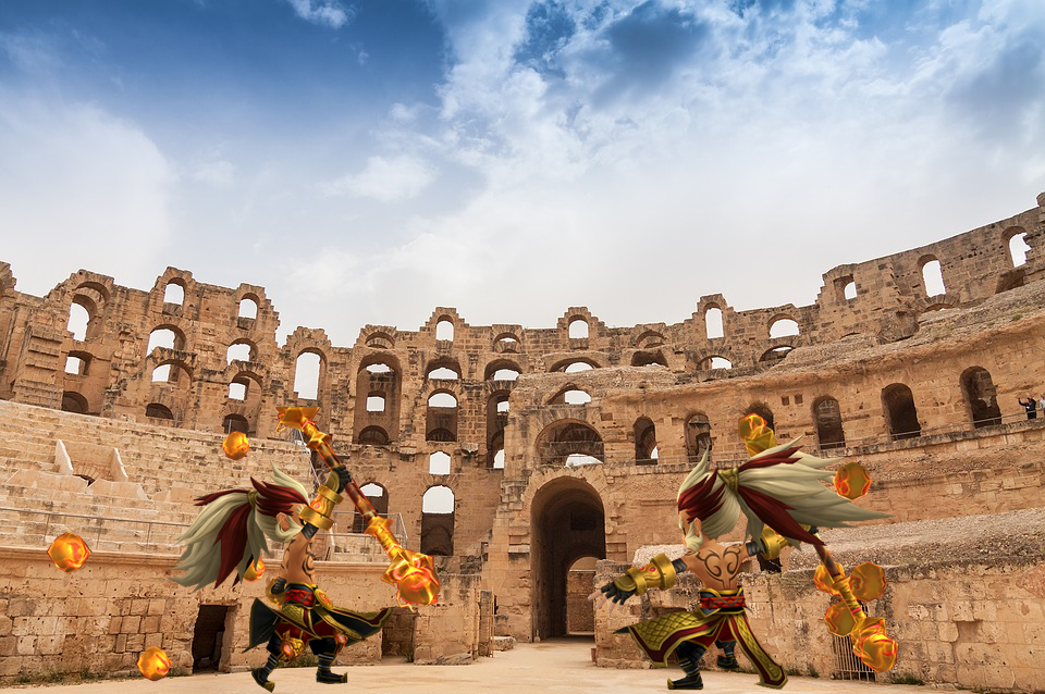 闘技場　火属性孫悟空