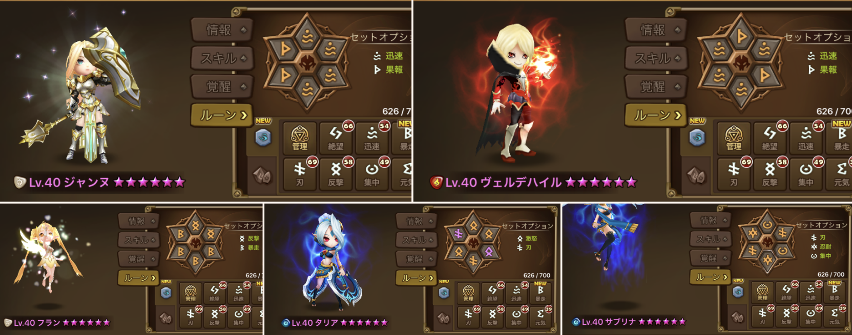 ヒーローダンジョンクリアメンバールーン